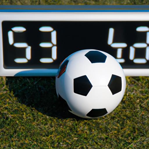 Quả bóng trên sân với tỷ lệ cược 3-3.5 được hiển thị trên bảng điện tử